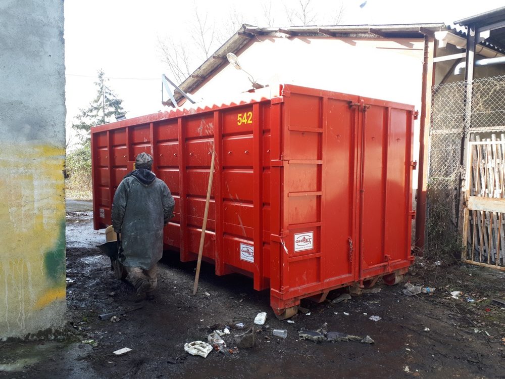 Benne sur site — cas d'usage suivi de bennes